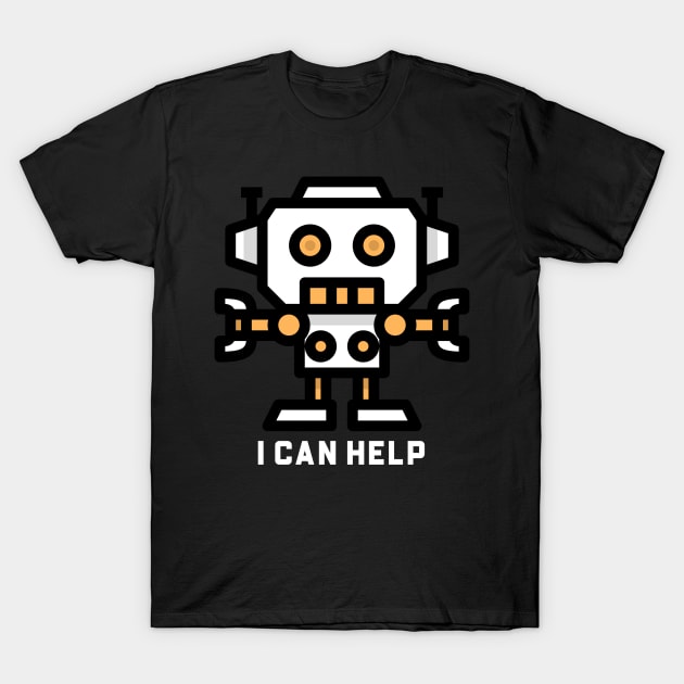 Funny Extraterrestrial Robot Design T-Shirt by New East 
